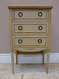 antique french bedside table